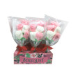 Ramo de rosas marshmallows 75 g (12 ud) Sidral