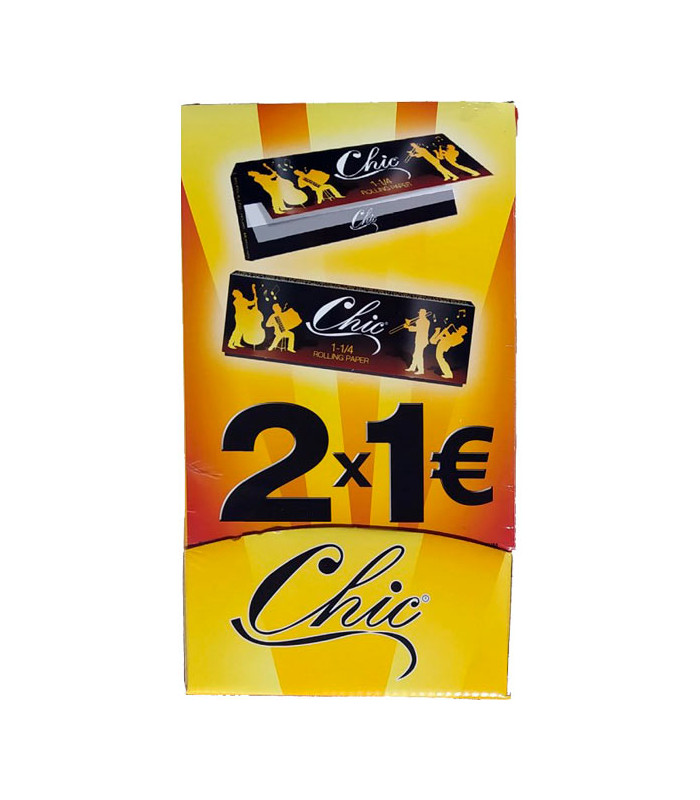 Papel de fumar 2 x 1 € 50 ud Chic, comprar online