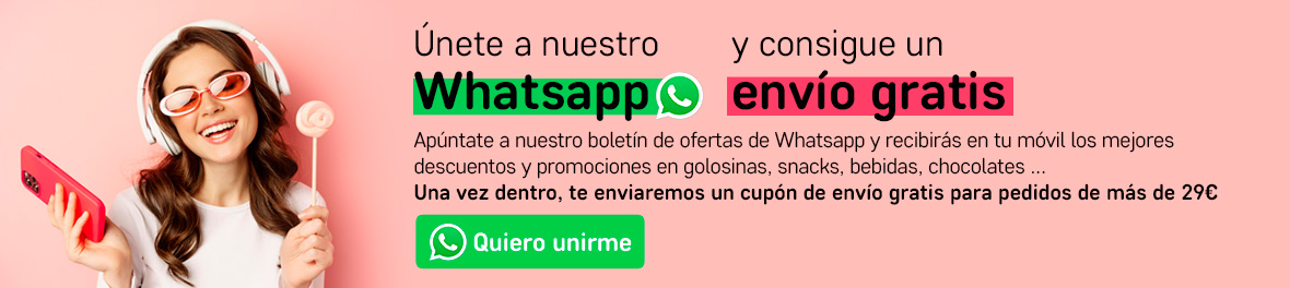 Únete a nuestro WhatsApp y consigue un envío gratis